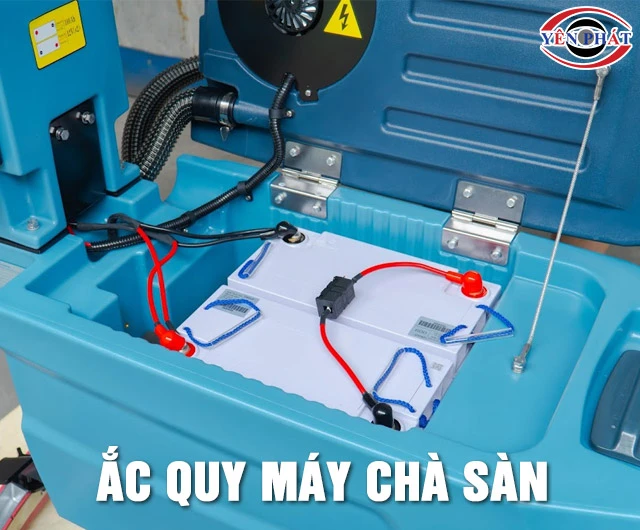 Ắc quy của máy chà sàn
