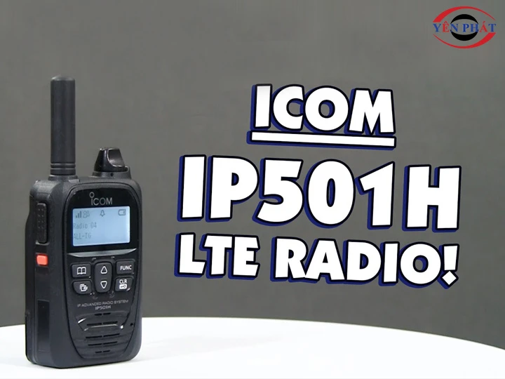 Máy bộ đàm 30km Icom 3G/4G-LTE IP501H