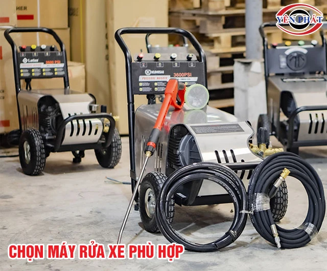 Chọn mua máy rửa xe Bạc Liêu