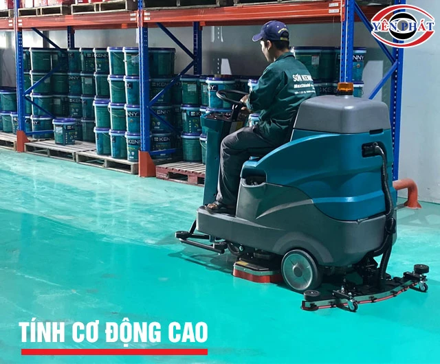 Máy chà sàn ắc quy cơ động