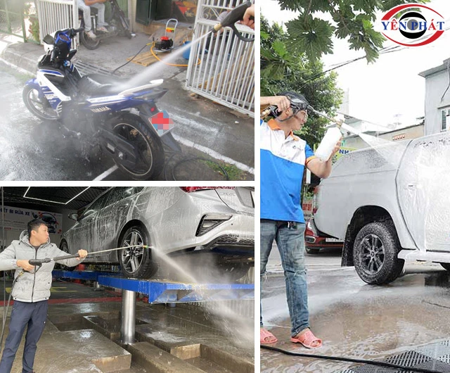 Ứng dụng máy rửa xe Bạc Liêu