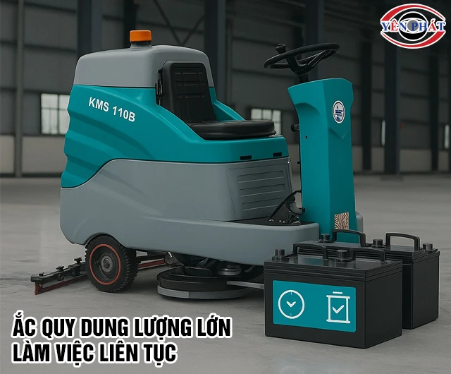 Ắc quy máy chà sàn dung lượng lớn