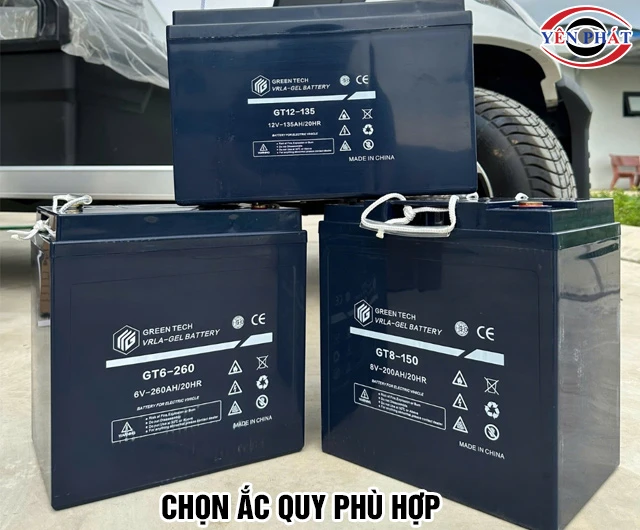 Chọn mua ắc quy máy chà sàn