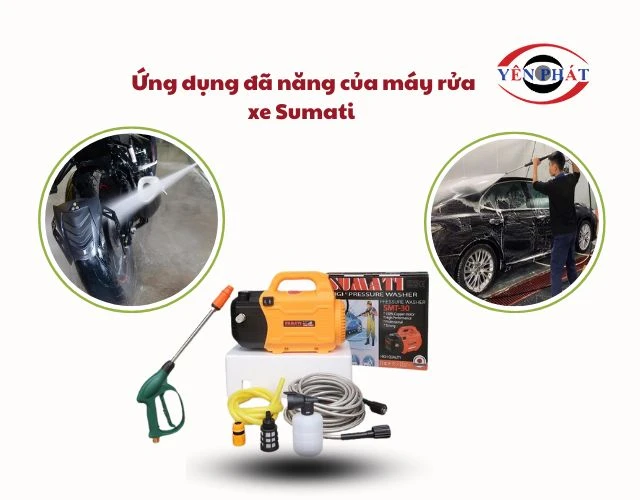 Giải pháp đa năng của máy rửa xe Sumati