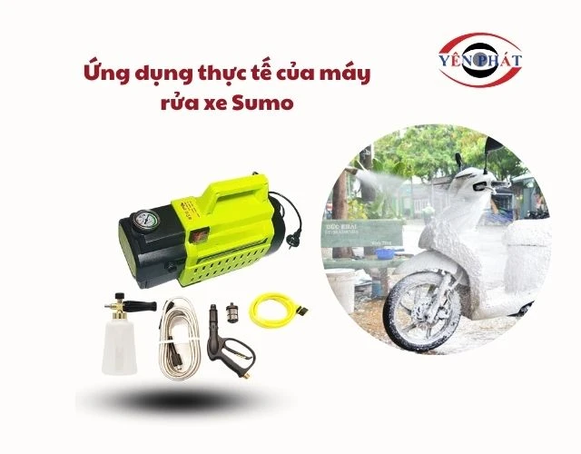 Những ứng dụng thực tiễn của máy rửa xe Sumo