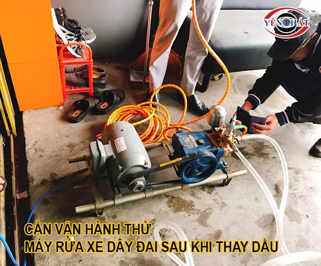 vận hành thử máy
