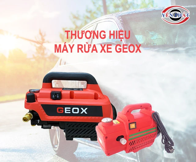 thương hiệu máy rửa xe Geox