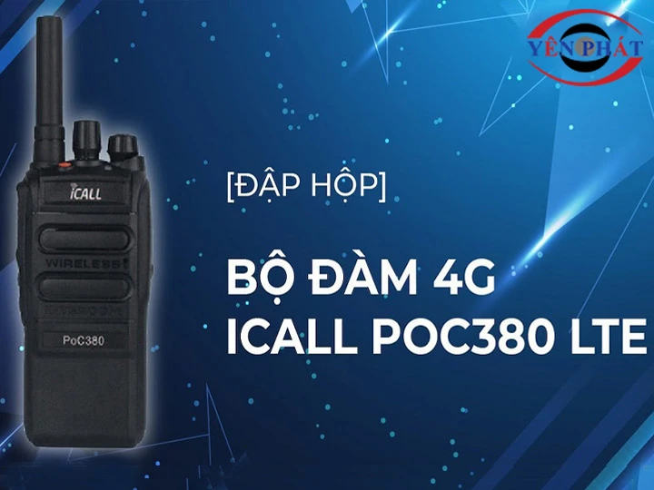 Máy bộ đàm 4G iCALL PoC380 LTE