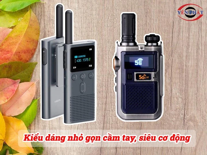 Kiểu dáng nhỏ gọn cầm tay, siêu cơ động