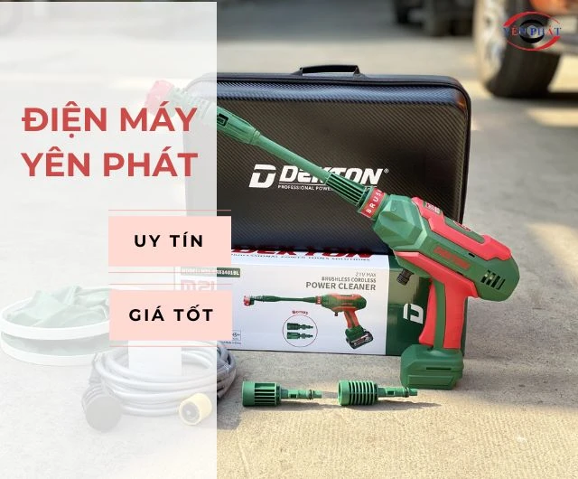 Mua máy rửa xe Dekton chất lượng, giá rẻ tại Yên Phát