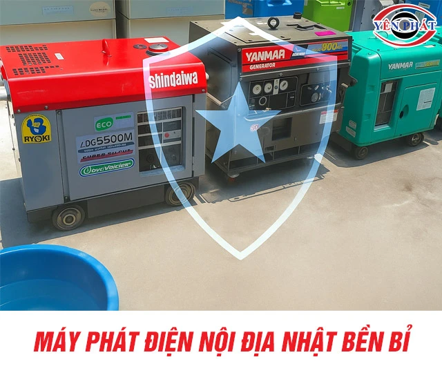 Máy phát điện nội địa Nhật bền bỉ