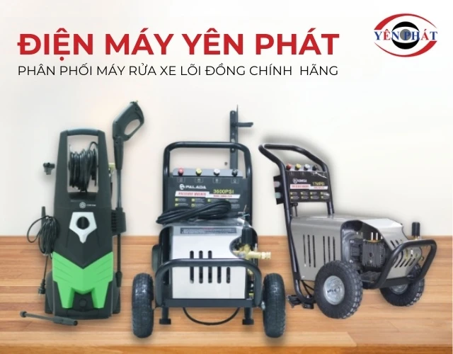 mua máy rửa xe lõi đồng chính hãng