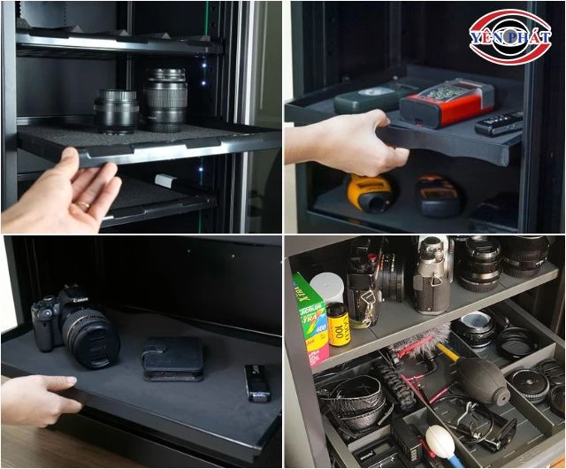 Tủ chống ẩm Dry-Cabi DHC 800 được ứng dụng đa dạng