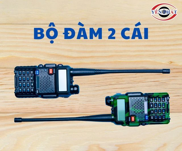 Bộ đàm 2 cái: Dùng tốt, Sóng khỏe, Tiện lợi, Dễ mang