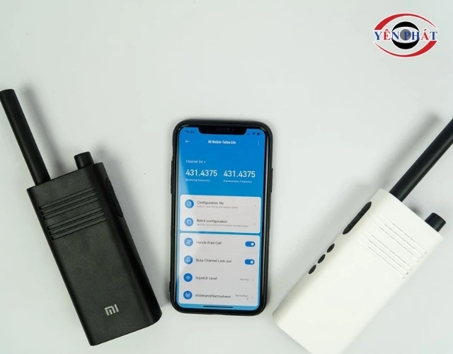 bộ đàm Xiaomi tùy chỉnh tần số