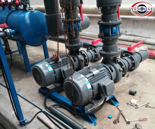 Máy bơm ly tâm Teco đầu gang 1HP HVP340-1.75 20 lắp đặt dễ