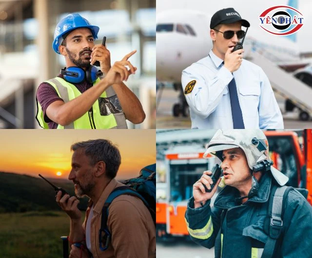 Bộ đàm 6 cái được ứng dụng đa dạng