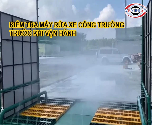 cần kiểm tra máy trước khi vận hành