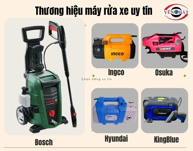 Lựa chọn những thương hiệu uy tín có bảo hành