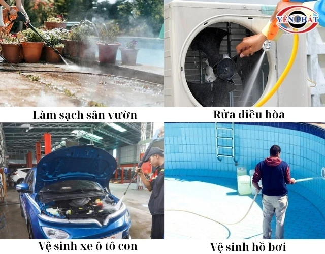 Ứng dụng của máy rửa xe 1500W 