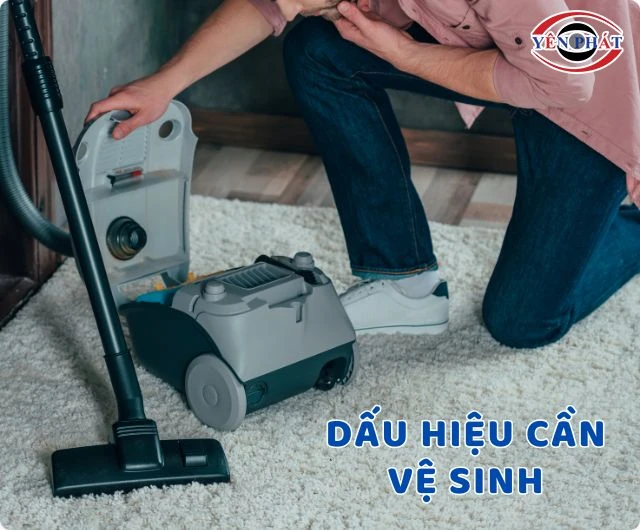 Dấu hiệu cần vệ sinh máy hút bụi Electrolux
