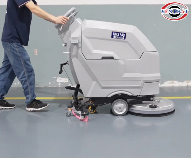 Ứng dụng máy chà sàn công nghiệp liên hợp Kumisai KMS 68B