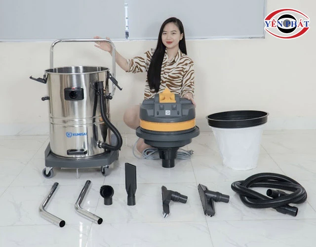 cách vận hành máy hút bụi công nghiệp 70L