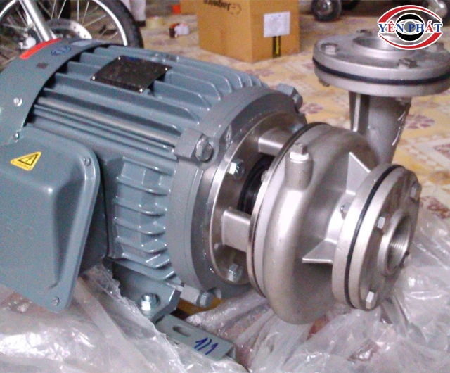 Đầu bơm máy bơm nước ly tâm Teco đầu inox 20HP HVS380-115 205