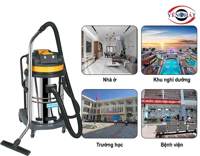 ứng dụng máy hút bụi 70L