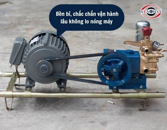 Máy rửa xe dây đai vận hành lâu không lo nóng máy