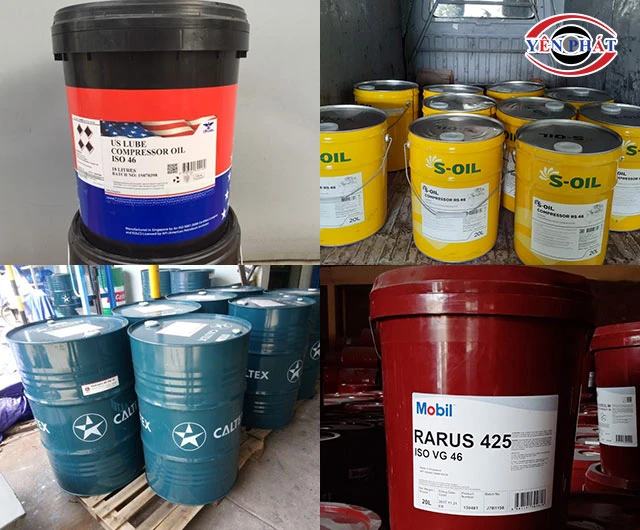 các thương hiệu dầu máy nén khí 46