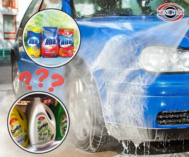 Có nên rửa xe bằng nước rửa chén