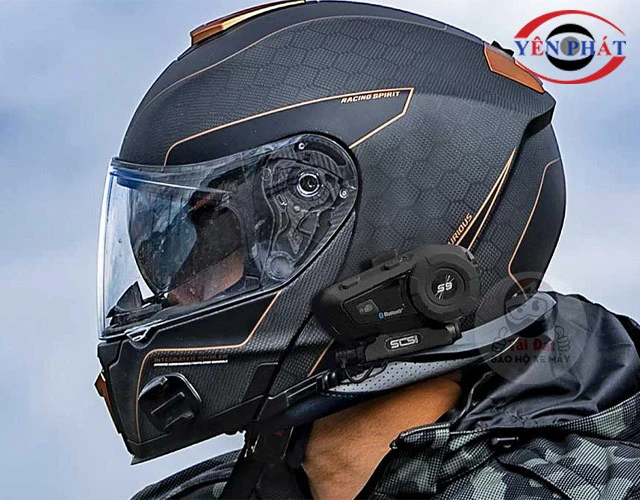 Bộ điện đàm gắn mũ bảo hiểm SCS S‑9