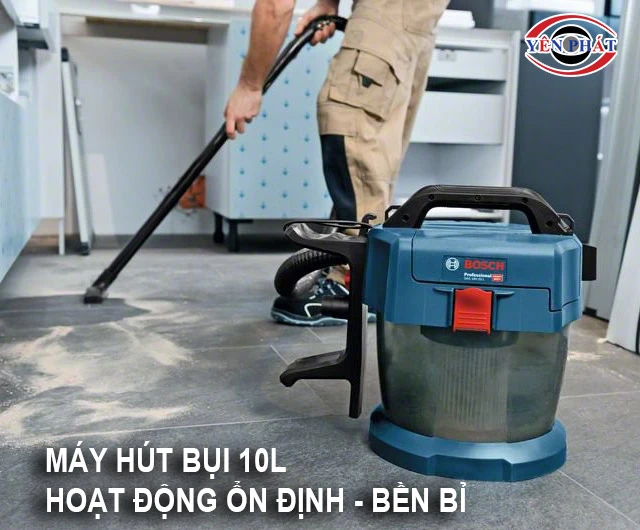 máy hút bụi 10L hoạt động bề bỉ