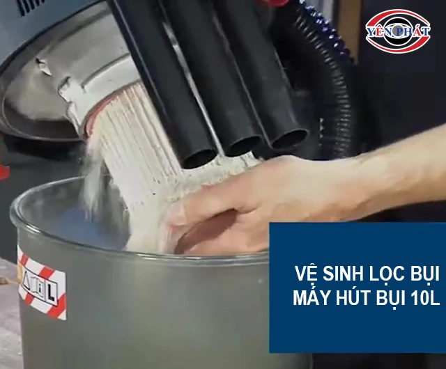 vệ sinh màng lọc của máy hút bụi