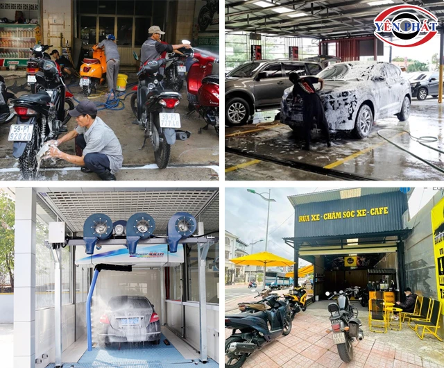 Các loại tiệm rửa xe