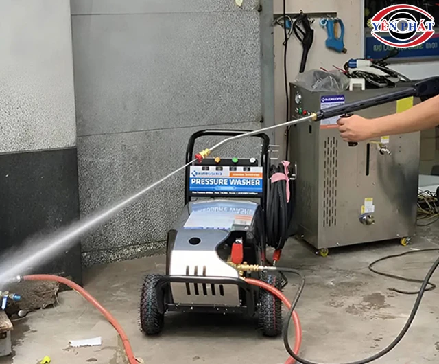 Máy rửa xe mở tiệm rửa xe