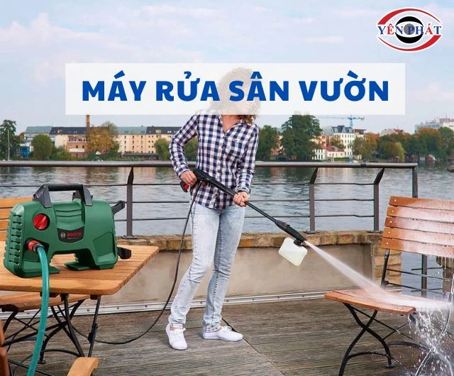9+ Máy rửa sân vườn: Mạnh Mẽ - Dễ Dùng - Giá Hợp Lý