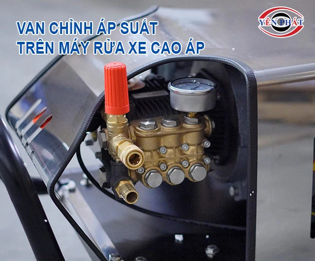 van chỉnh áp trên máy rửa xe