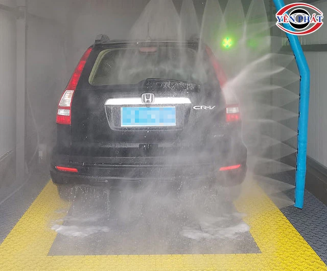 Lắp sàn nhựa cho hệ thống máy rửa xe tự động