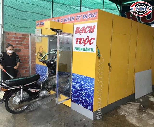 Máy rửa xe tự động Bạch Tuộc