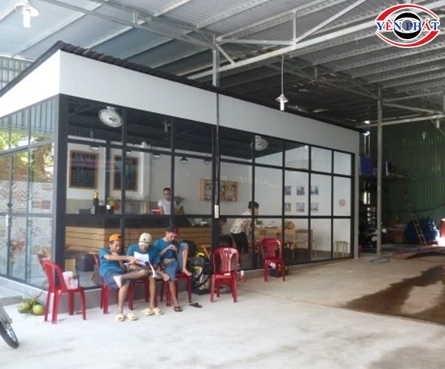 Phòng chờ hệ thống máy rửa xe tự động