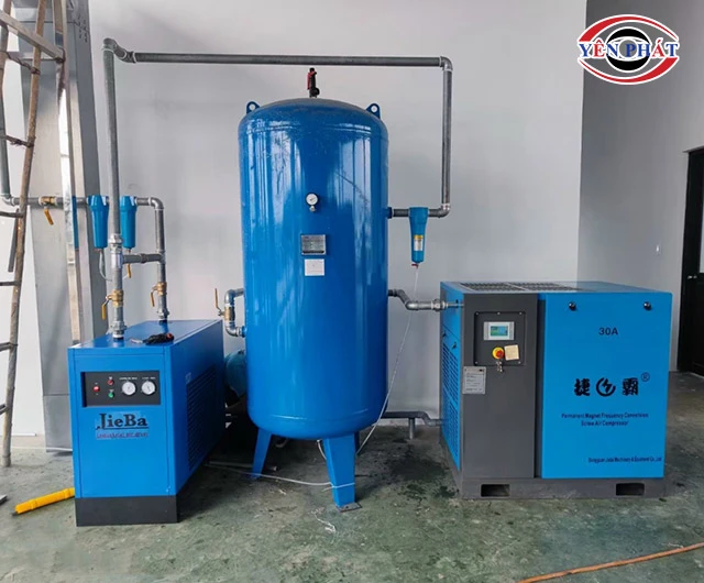 Bình khí nén giúp lưu trữ khí hiệu quả