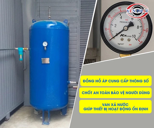 ưu điểm của bình khí nén
