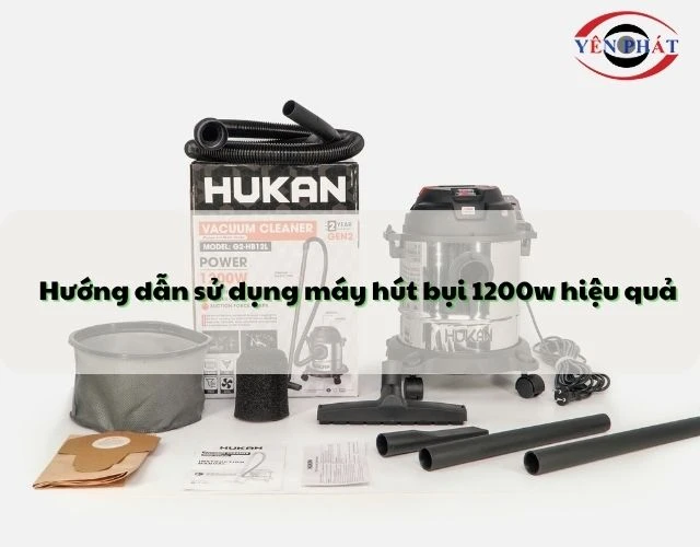 Hướng dẫn sử dụng máy hút bụi 1200W