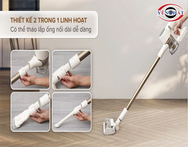 Máy hút bụi lực hút 20000Pa Dreame R10