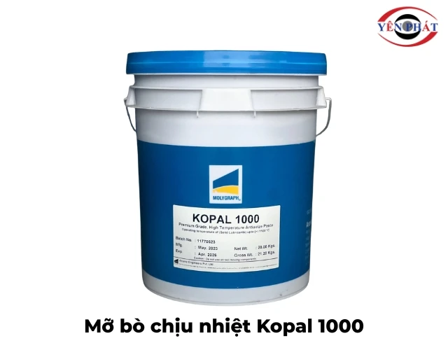 Mỡ bò chịu nhiệt Molygraph Kopal 1000