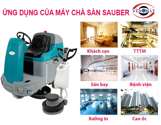 ứng dụng của Máy chà sàn Sauber