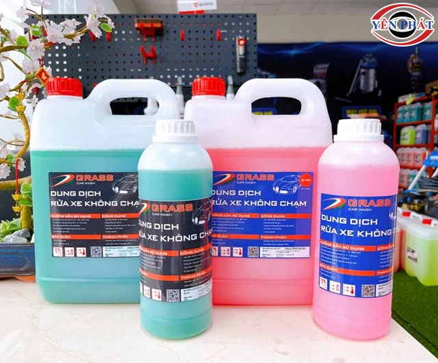 Hóa chất quy trình rửa xe ô tô chuyên nghiệp