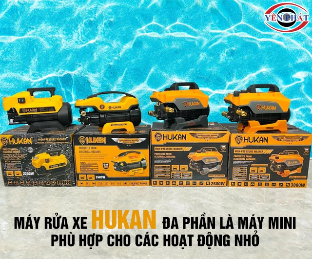 Hạn chế máy rửa xe Hukan